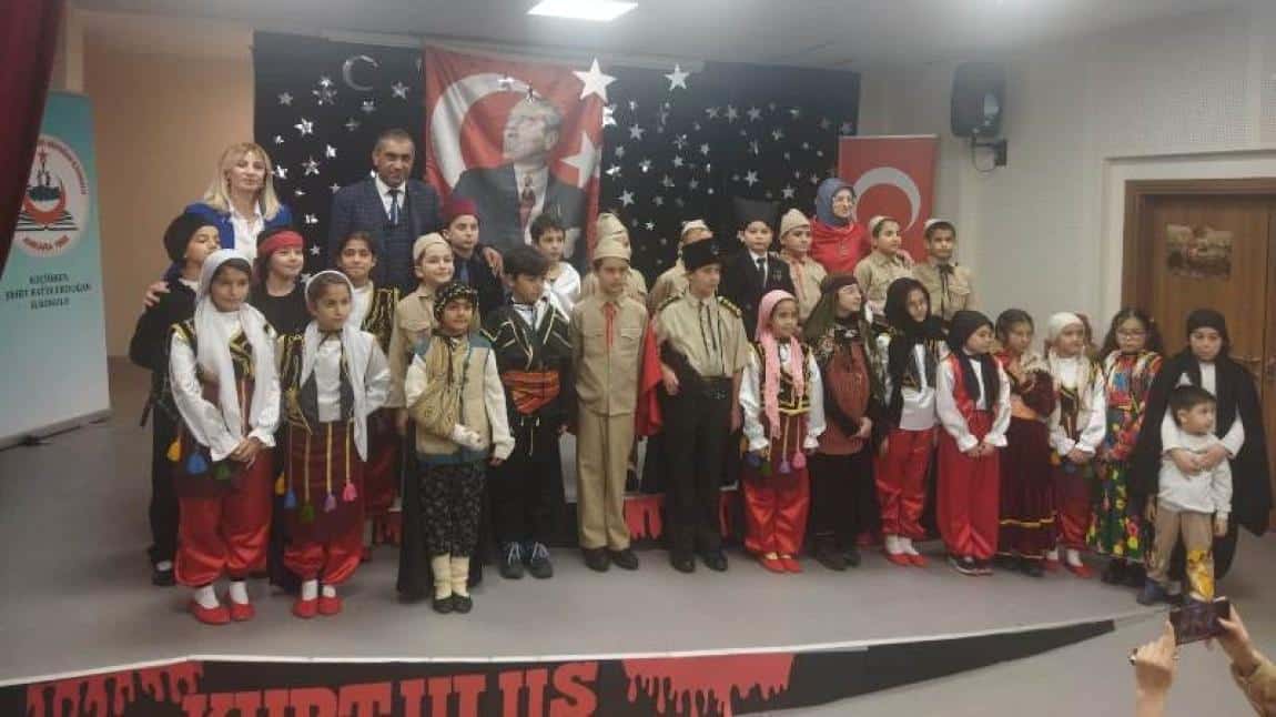 Keçiören Şehit Fatih Erdoğan İlkokulu'nda ''Kurtuluş Destanı Etkinliği''.